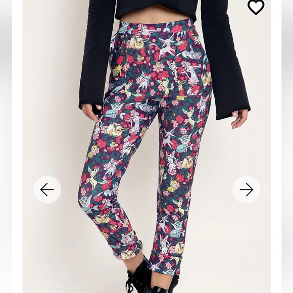 Blackmilk Eevee Evolution Floral Cuffed Pants - Picture 1 of 13